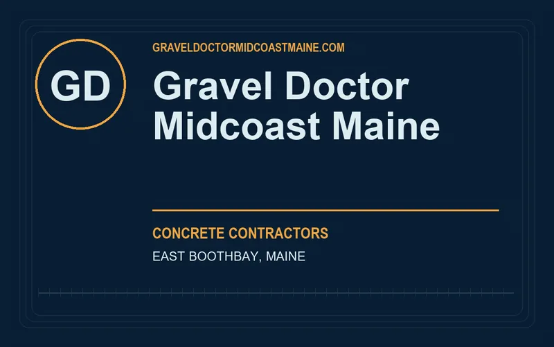 Gravel Doctor Midcoast Maine in East Boothbay, Maine