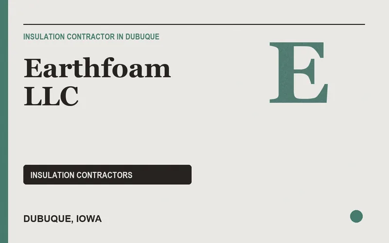 Earthfoam LLC in Dubuque, Iowa