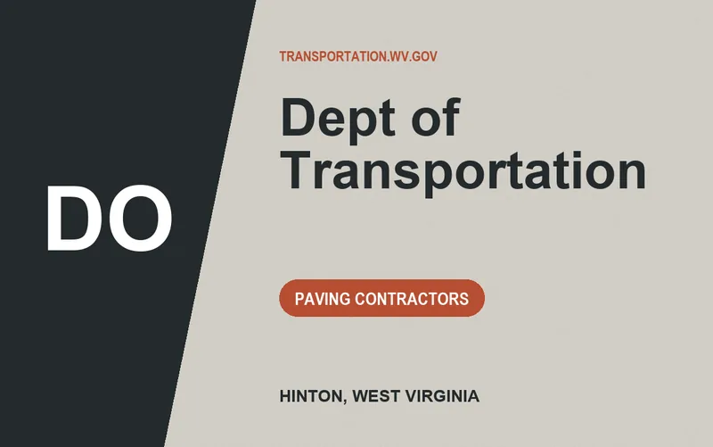 Dept of Transportation in Hinton, West Virginia