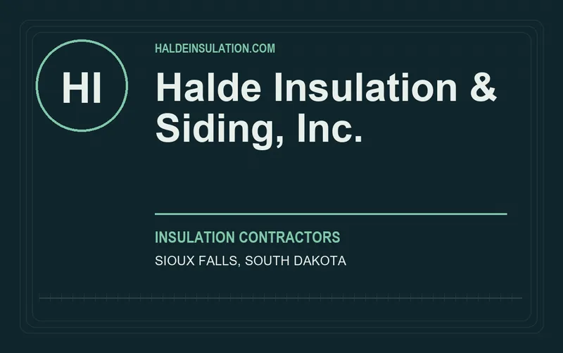 Halde Insulation & Siding, Inc. in Sioux Falls, South Dakota