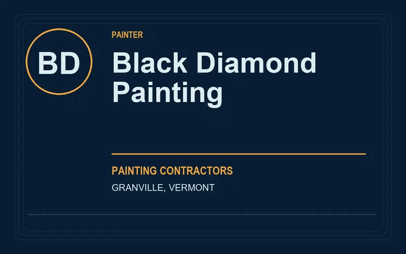 Black Diamond Painting in Granville, Vermont