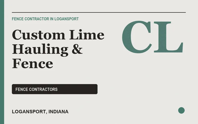 Custom Lime Hauling & Fence in Logansport, Indiana
