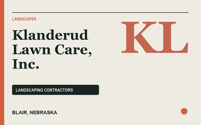 Klanderud Lawn Care, Inc. in Blair, Nebraska