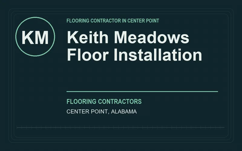 Keith Meadows Floor Installation in Center Point, Alabama