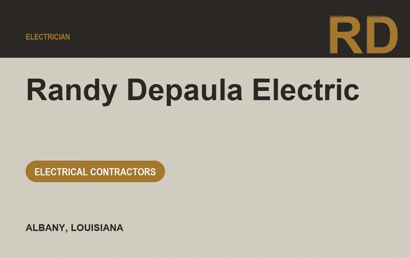 Randy Depaula Electric in Albany, Louisiana