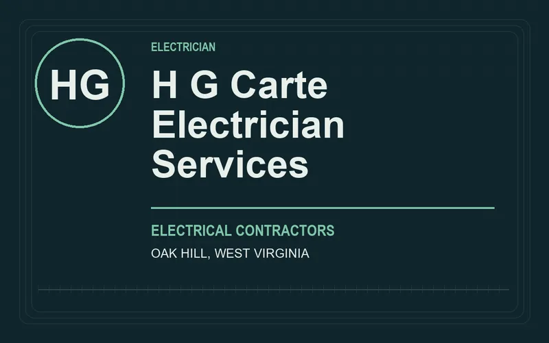 H G Carte Electrician Services in Oak Hill, West Virginia