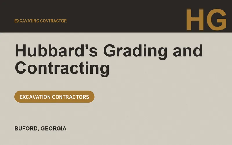 Hubbard's Grading and Contracting in Buford, Georgia