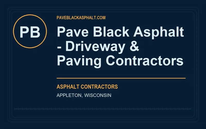 Pave Black Asphalt - Driveway & Paving Contractors in Appleton, Wisconsin