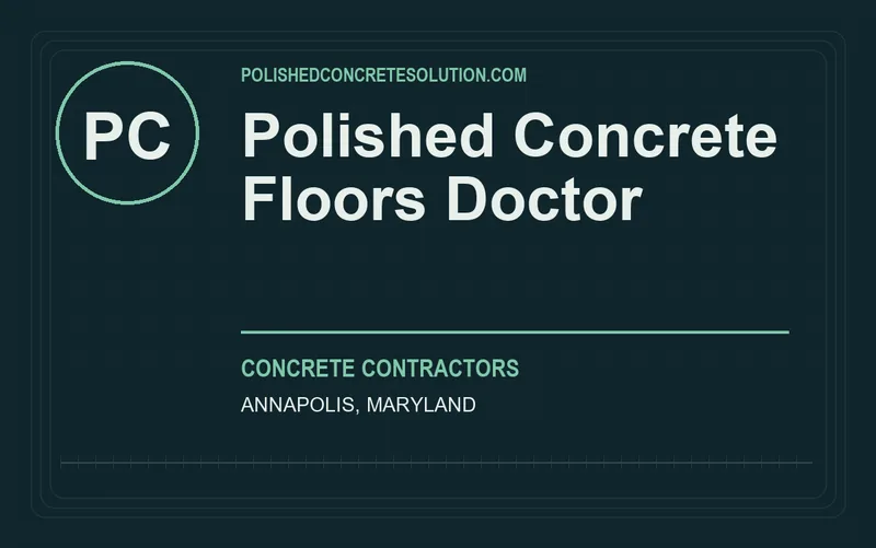 Polished Concrete Floors Doctor in Annapolis, Maryland