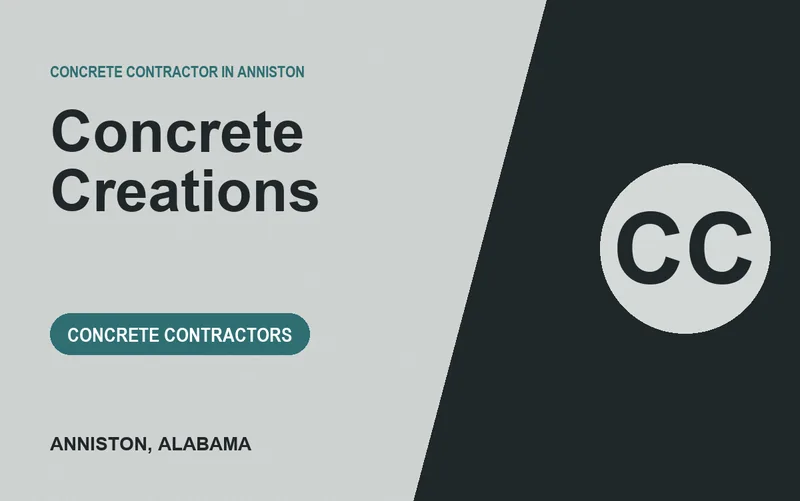 Concrete Creations in Anniston, Alabama