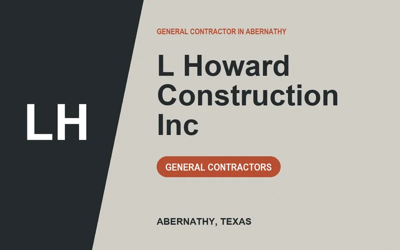 L Howard Construction Inc in Abernathy, Texas