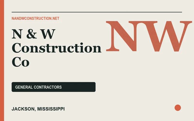 N & W Construction Co in Jackson, Mississippi