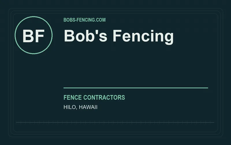 Bob's Fencing in Hilo, Hawaii