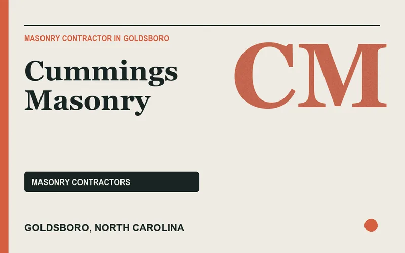 Cummings Masonry in Goldsboro, North Carolina