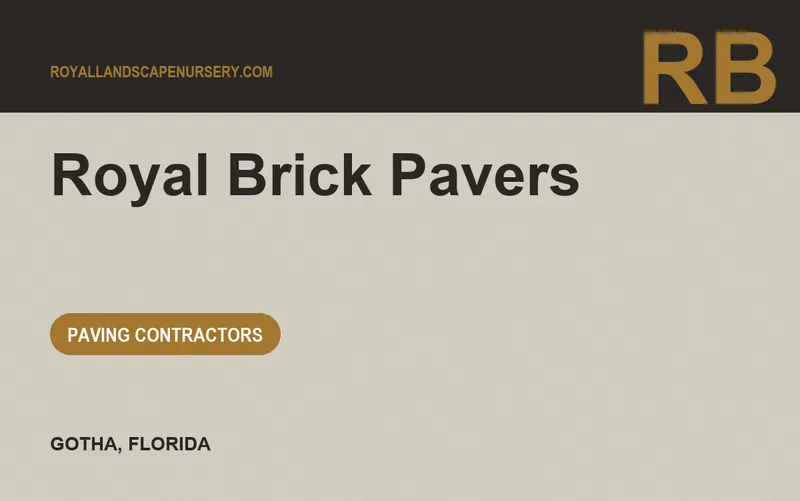 Royal Brick Pavers in Gotha, Florida