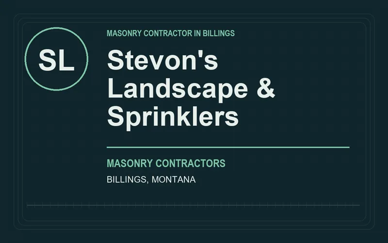 Stevon's Landscape & Sprinklers in Billings, Montana