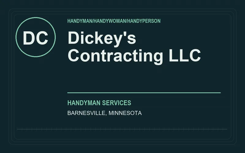 Dickey's Contracting LLC in Barnesville, Minnesota