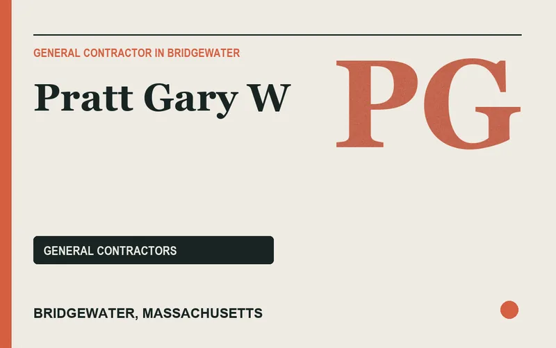 Pratt Gary W in Bridgewater, Massachusetts