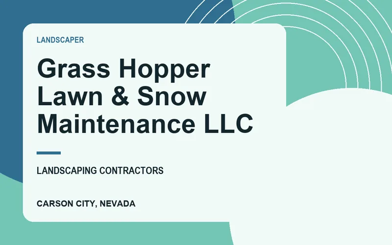 Grass Hopper Lawn & Snow Maintenance LLC in Carson City, Nevada