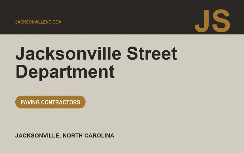 Jacksonville Street Department in Jacksonville, North Carolina