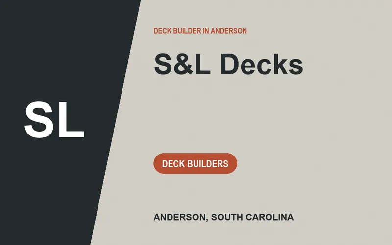 S&L Decks in Anderson, South Carolina
