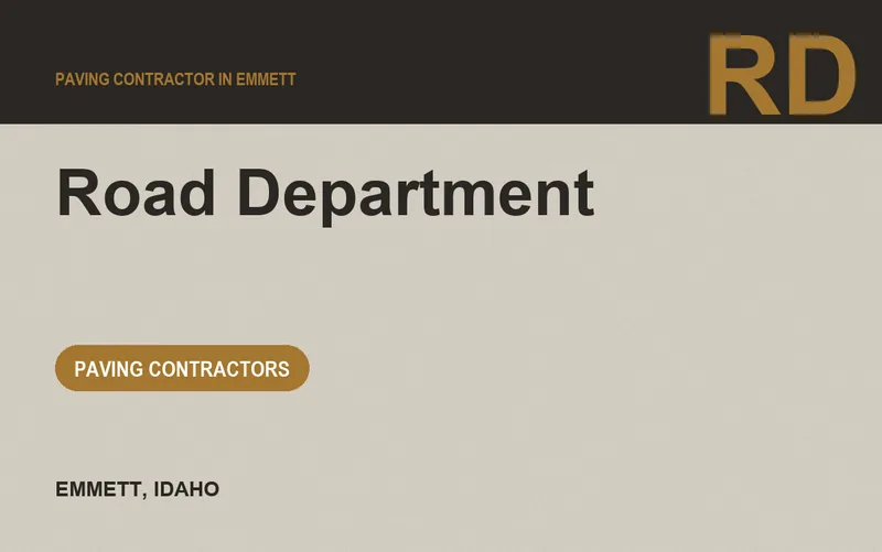 Road Department in Emmett, Idaho
