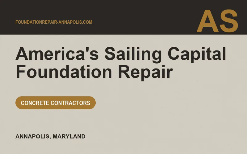America's Sailing Capital Foundation Repair in Annapolis, Maryland