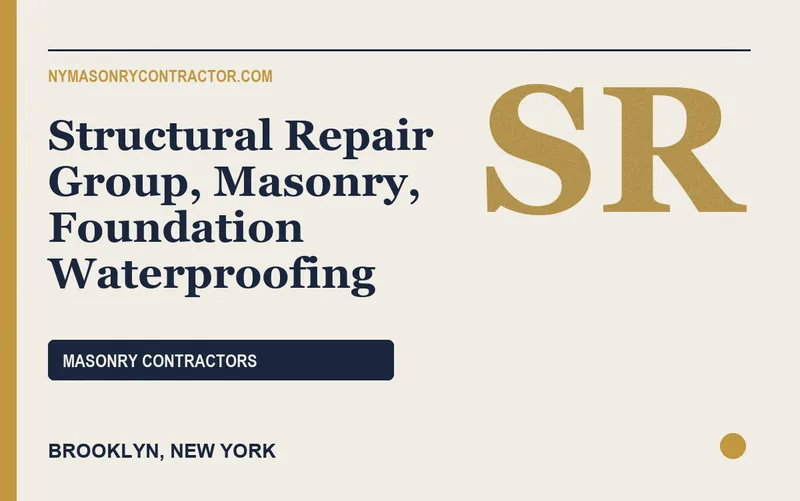 Structural Repair Group, Masonry, Foundation Waterproofing in Brooklyn, New York