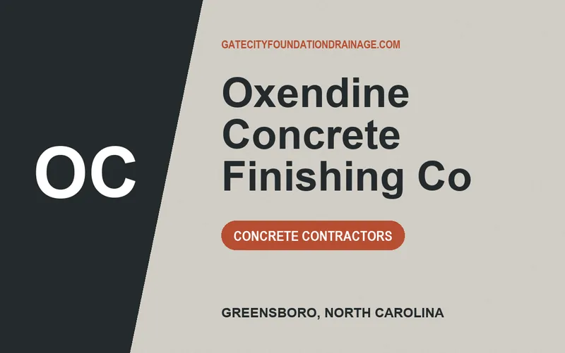 Oxendine Concrete Finishing Co in Greensboro, North Carolina