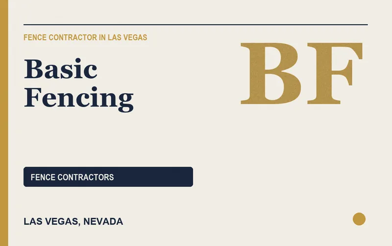 Basic Fencing in Las Vegas, Nevada