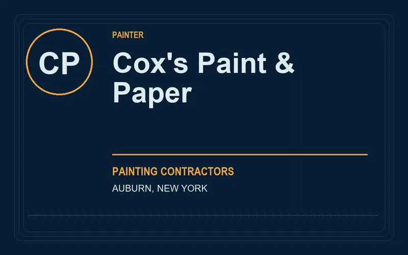 Cox's Paint & Paper in Auburn, New York