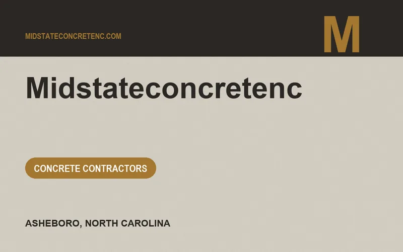 Midstateconcretenc in Asheboro, North Carolina