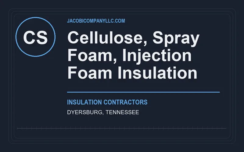 Cellulose, Spray Foam, Injection Foam Insulation in Dyersburg, Tennessee