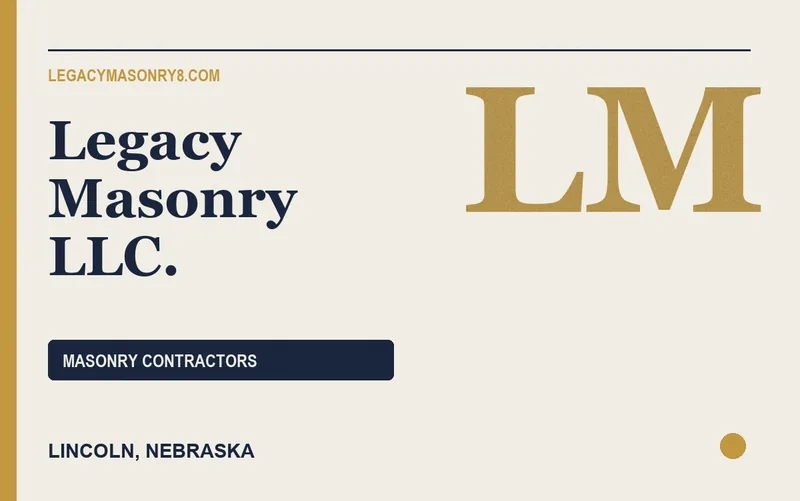 Legacy Masonry L.L.C. in Lincoln, Nebraska