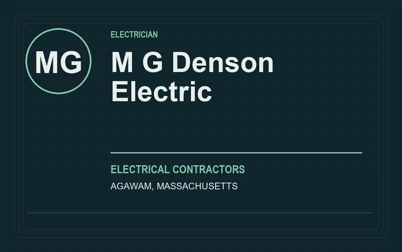 M G Denson Electric in Agawam, Massachusetts