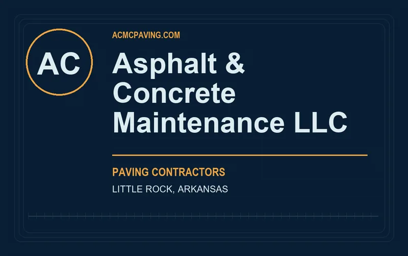 Asphalt & Concrete Maintenance LLC in Little Rock, Arkansas