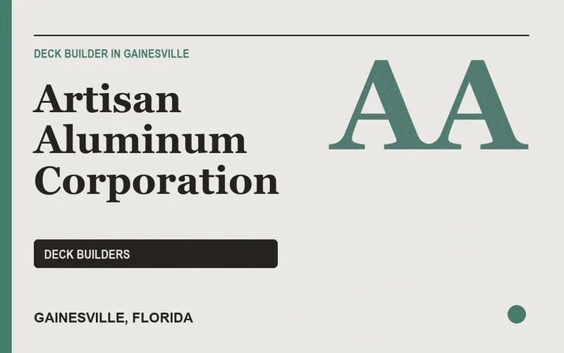Artisan Aluminum Corporation in Gainesville, Florida