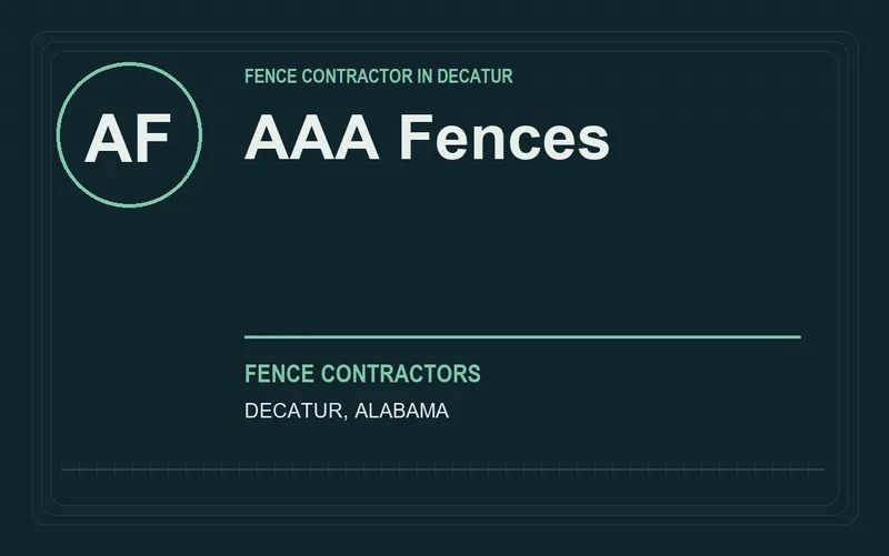 AAA Fences in Decatur, Alabama