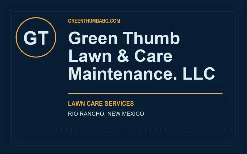 Green Thumb Lawn & Care Maintenance. LLC in Rio Rancho, New Mexico