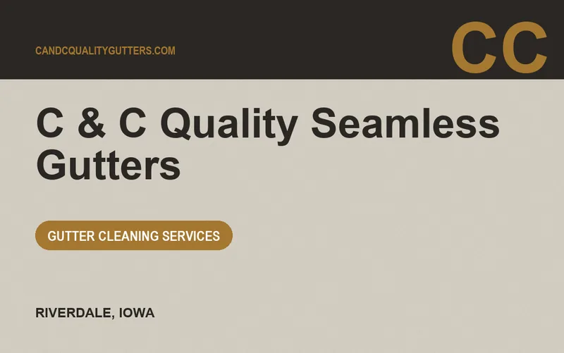 C & C Quality Seamless Gutters in Riverdale, Iowa