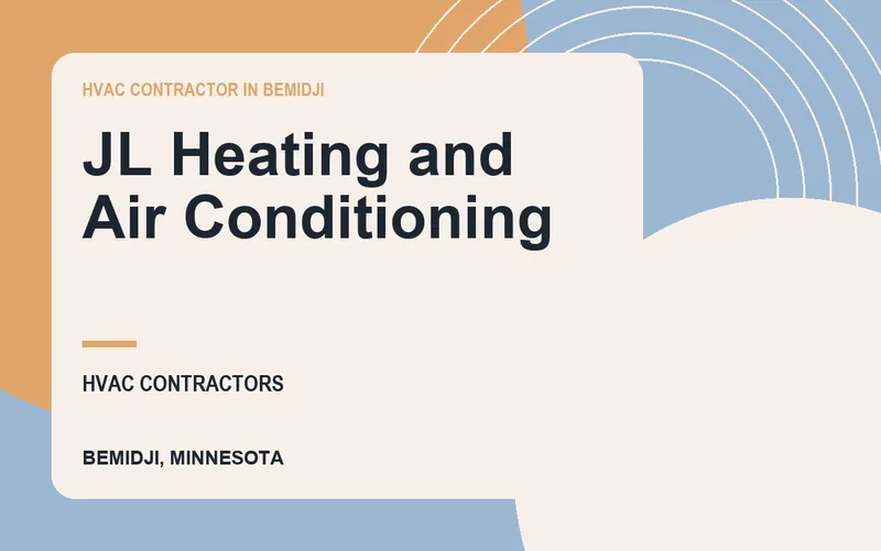 JL Heating and Air Conditioning in Bemidji, Minnesota