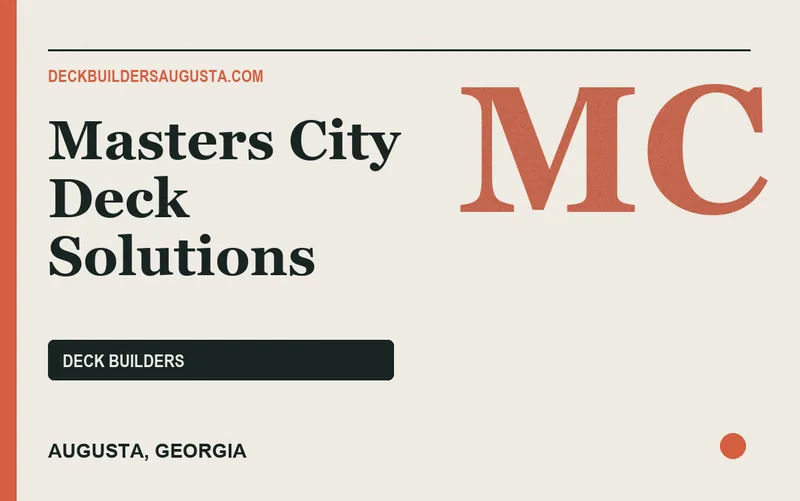 Masters City Deck Solutions in Augusta, Georgia
