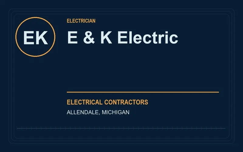 E & K Electric in Allendale, Michigan