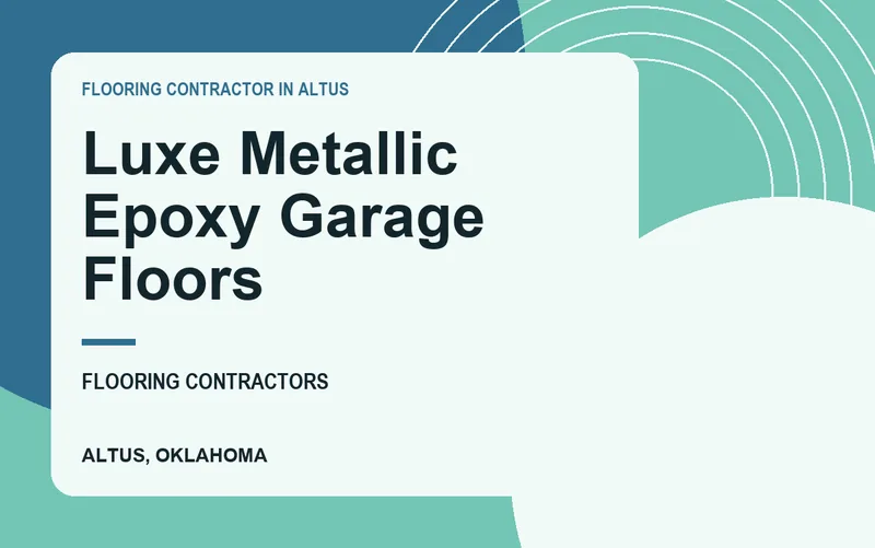 Luxe Metallic Epoxy Garage Floors in Altus, Oklahoma