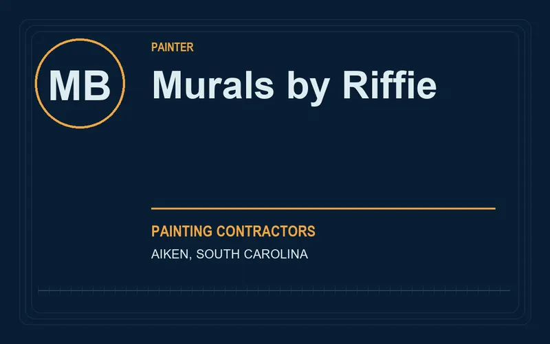 Murals by Riffie in Aiken, South Carolina