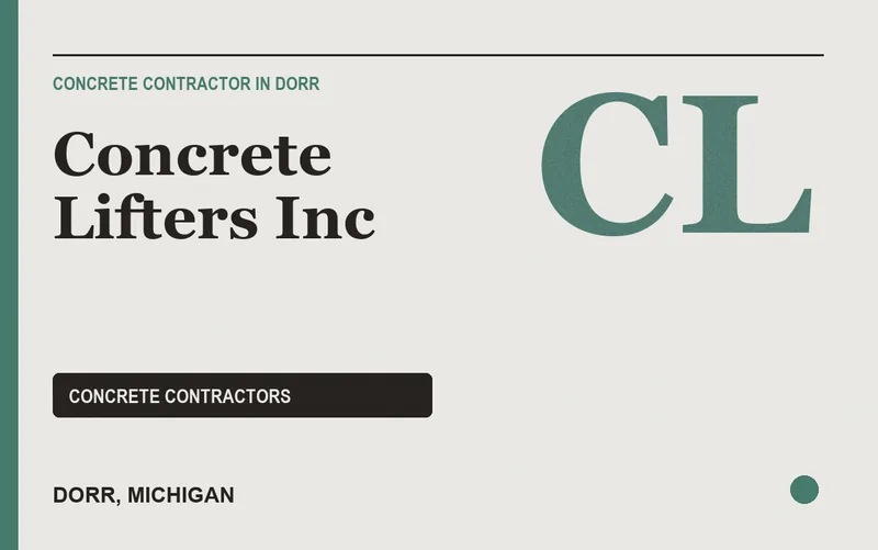 Concrete Lifters Inc in Dorr, Michigan