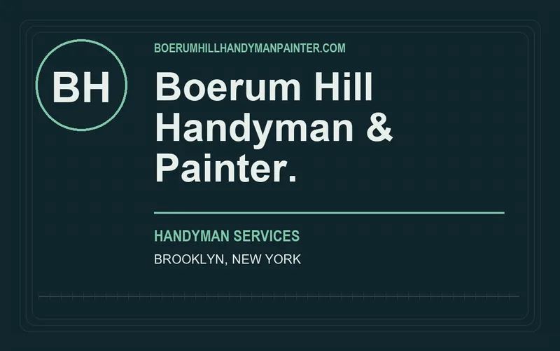 Boerum Hill Handyman & Painter. in Brooklyn, New York