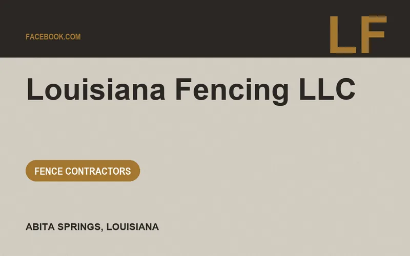 Louisiana Fencing LLC in Abita Springs, Louisiana