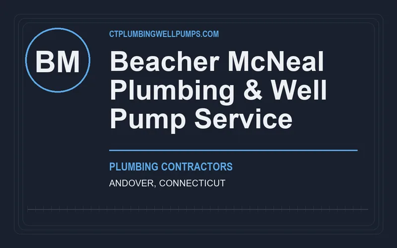 Beacher McNeal Plumbing & Well Pump Service in Andover, Connecticut
