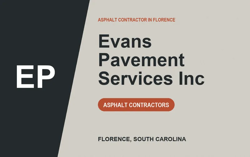 Evans Pavement Services Inc in Florence, South Carolina